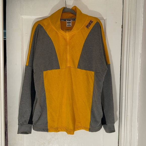PINK Victoria’s Secret Half-Zip Up Sweater - Picture 1 of 8